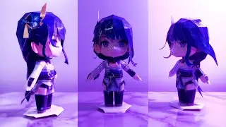 Raiden Shogun Baal - Genshin Impact (Chibi) ||Papercraft||