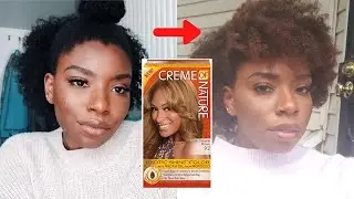 Dying My Natural Hair Brown⎮ Creme of Nature Exotic Shine Color