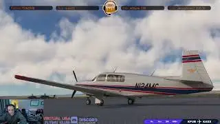 [MSFS2020][VATSIM] Mooney M20 | Angel Fire KAXX | Virtual USA Flying Club