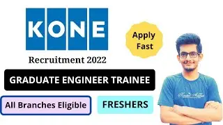 Kone Recruitment 2022 | Graduate Engineer Trainee | Fresher Jobs | MNC Jobs 2022 #shorts