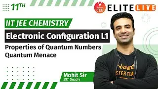 Electronic Configuration Class 11| Lecture 1 |JEE Main | JEE Advanced |Mohit Ryan sir| Vedantu