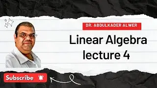 Linear Algebra | Lecture 4 | homogeneous and nonhomogeneous systems