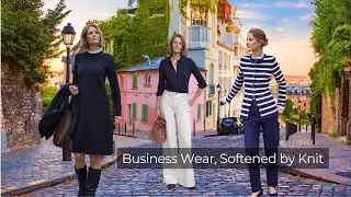 Modern Knit Business Wear for Women 50+ | Polished, Comfortable, Timeless