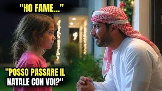 MILIONARIO ARABO IN LUTTO PER IL FIGLIO RICEVE UNA VISITA INASPETTATA A NATALE UNA, BAMBINA POVERA E