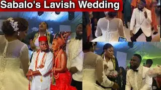 Comedian Sirbalo Lavish White Wedding how Nigerian content creators turned up for the Party