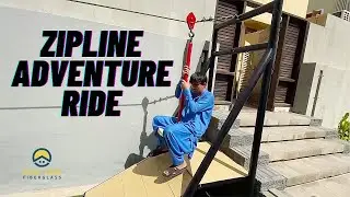 Zipline Adventure Ride for Kids in Karachi | Blue Line Fiberglass