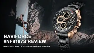 Распаковка обзоров часов NAVIFORCE &mdash; NF9197 многофункциональные светодиодные цифровые мужские часы с настоящим дисплеем