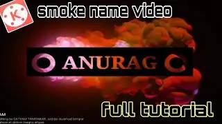 Color smoke Name Video Tutorial with Kinemaster | color name Tranding tiktok video | STK