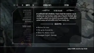 Tilted Scales, Skyrim anniversary edition