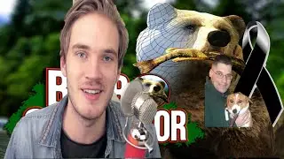 Pewdiepie mat&oacute; el videojuego : bear simulator