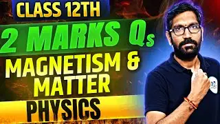 Magnetism and matter 2marks  class 12 in One Shot  Vivek Sir || PIT CLASSES || #viveksirphysics
