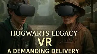 A Demanding Delivery & Buying a Broom Quests in VR // Hogwarts Legacy VR With UEVR Mod