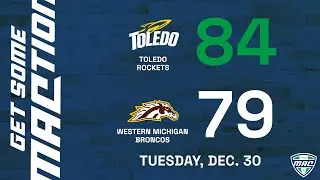 MBB Condensed Game: Toledo 84, Western Michigan 79 | 12.30.25