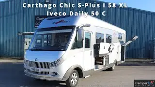 Carthago Chic S-Plus I 58 XL Iveco Daily 50 C Motorhome For Sale at Camper UK