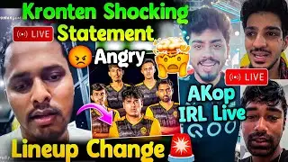 OMG🤯 Kronten Shocking Statament🚨 Changes In GodLike Confirmed!💔 AKop IRL Live From Lan🔥