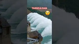 Tarbela Dam Spillway Gate Open #tarbela #tarbeladam #spillway #gate #open