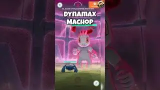 Dynamax Machop now in Pokemon GO! #pokemongo #Dynamax #machamp #machop