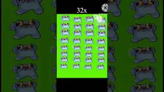 Derpy Tiger Dance but Doubles Every Second In KPop Demon Hunters #derpytiger #kpopdemonhunters