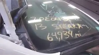 20E0438, 2013 SIERRA PICKUP, 9/12, 64,934 MILES, 4.8, A.T., 4WD, MORRISONS AUTO SALVAGE