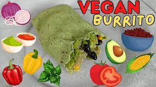 Santa Fe/Spanish Style Vegan Burrito Recipe