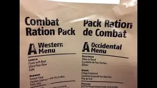 MRE: United Nations Ration Pack (CRP) ~24 Hours~
