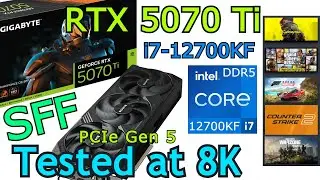 Can RTX 5070 Ti Handle 8K ? RT, DLSS & FG | DDR5 + PCIe Gen 5 | ReBar - On | 5 Games tested (2025)