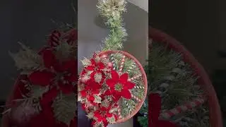 Christmas Decor with cycle wheel