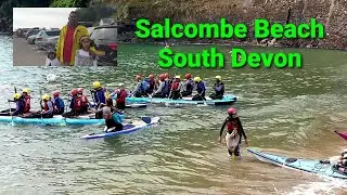 Salcombe Beach in South Devon