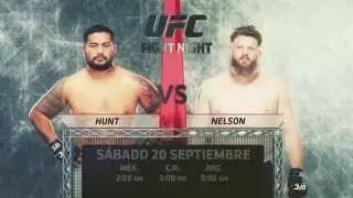 UFC Fight Night Hunt vs Nelson esta noche