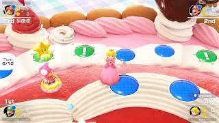 Mario Party Superstars #756 Peach's Birthday Cake Peach vs Daisy vs Mario vs Luigi