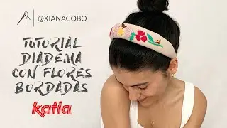 Cómo bordar flores en diademas 💐 Tutorial de @xianacobo