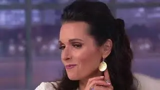 Artisan Crafted Sterling Silver Round Mother-of-Pearl Drop Earrings on QVC