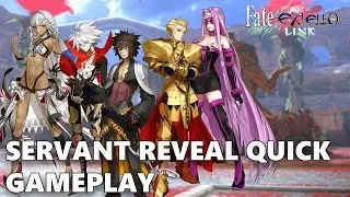 Fate/Extella Link -  Attila, Karna & More | Servant Reveal Quick Gameplay