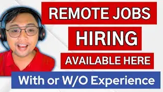 REMOTE JOBS Hiring | Work from Home Jobs for Beginners