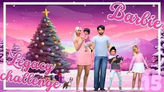 Sims 4: Barbie legacy challenge! | Gen 1 | Episode 15: Our first Winterfest!