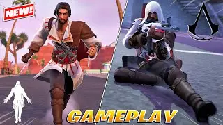 NEW Assassins Creed Ezio Auditore Skin with Hidden Blades Gameplay! Fortnite