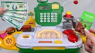 [🐰toy asmr🐰] Burger Shop Cash Register Playset ASMR Satisfying with Unboxing No Talking Review Toys