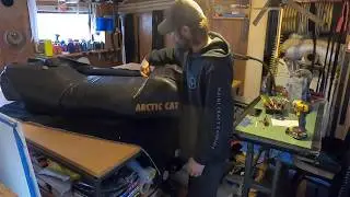 MUST SEE! HOW TO RECOVER A SNOWMOBILE SEAT