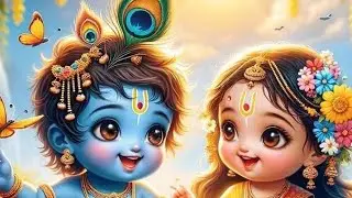 Radha Krishna cartoon photo video। #Jay Shree Krishna# Love song# YouTube video editor
