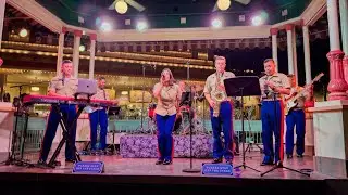 1st Marine Division Band Jazz Combo | Disneyland Resort 2025 4K