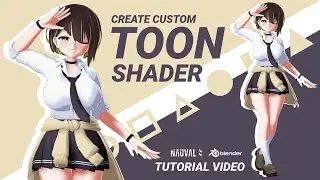 How to Create Custom Toon Shader In Blender 3D!