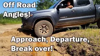 Off Road Truck Approach Angle Departure Angle Break Over Angle Example