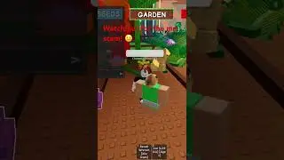 Grow a garden scam! ‼️🚨Middle man scam #growagarden #roblox #viral #growagardenroblox