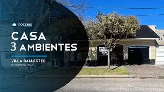 VENTA CASA 3 AMBIENTES | VILLA BALLESTER, GENERAL SAN MART&Iacute;N.
