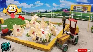 Top most creative diy tractor forming in Flower science project #Ap creator.