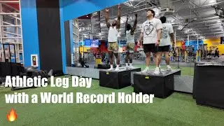 I did a athletic day with a world record holder 🤯🔥