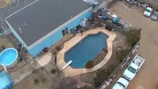 Pleasant Pools back yard