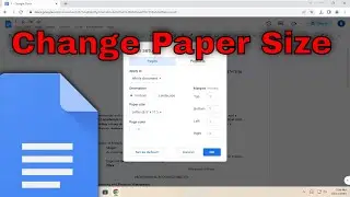 How to Change Google Docs Paper Size [Tutorial]