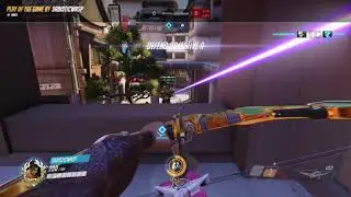 Quadruple Hanzo headshot - Overwatch Competitive