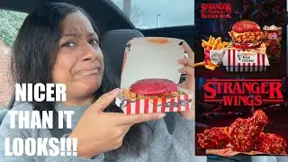 NEW KFC X STRANGER THINGS ZINGER BOX MEAL AND WINGS REVIEW!!! #kfc #food #strangerthings
